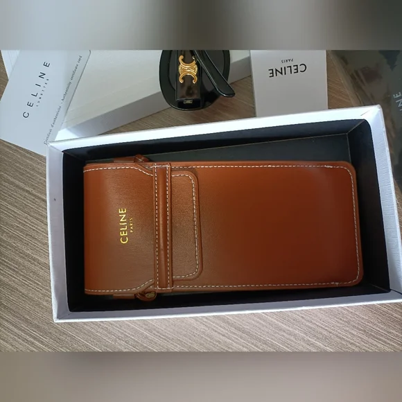 Celine Black Oval Sunglasses
